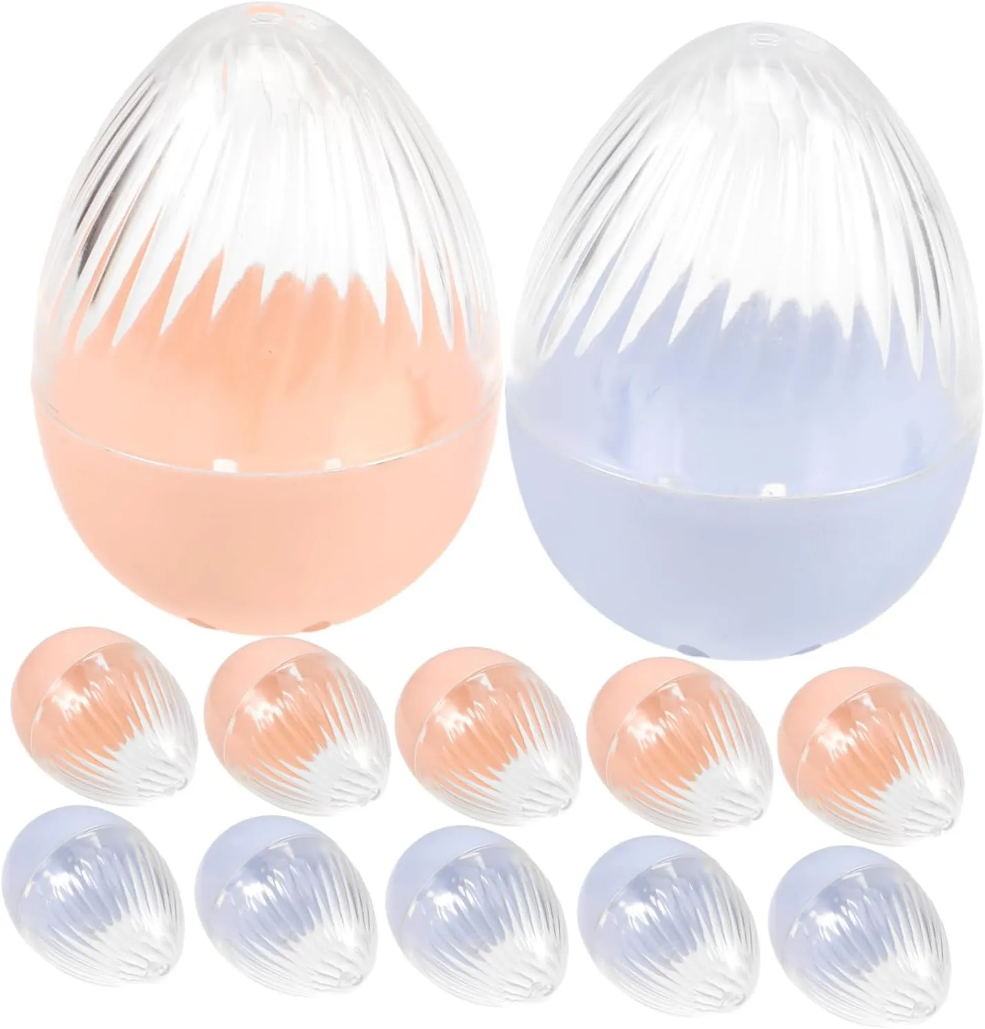 12Pcs Transparent Egg Shape Watch Storage Box Clear Watch Display Case Organizer Portable and Lightweight Watch Holder for and