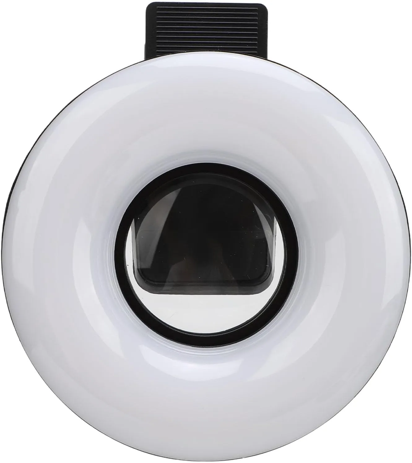 15X Zoom Macro Lens with Clip, 3 Light Modes 5 Brightness Levels, LED Fill Light Phone Macro Lens for Eyelash Jewelry Photography, Suitable for All Smartphones Tablets Computers