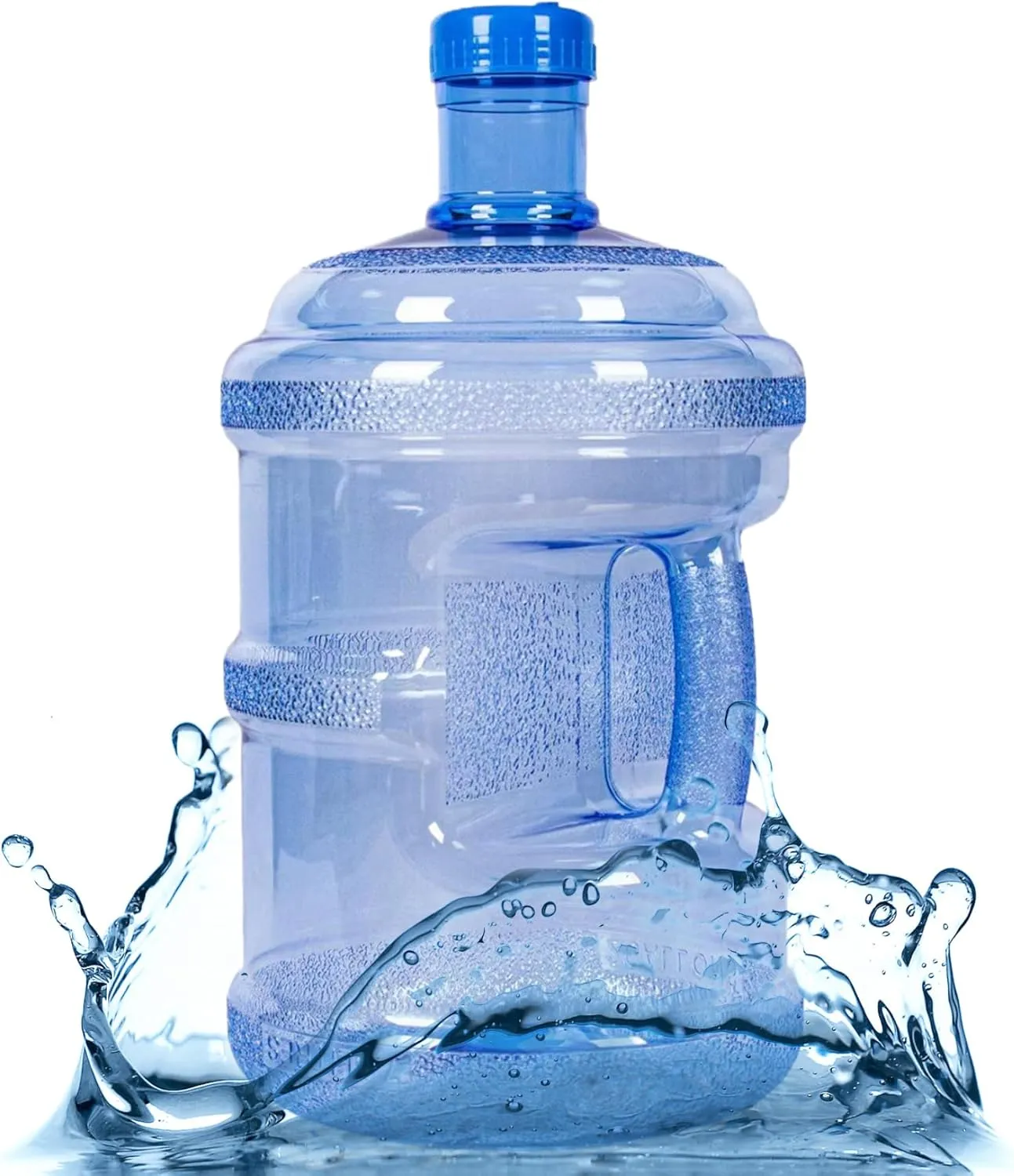 2 Gallon Water Jug, 7.5 Liter Water Bottle with Handle Large Capacity Water Container with Cap Easy Grip Carry BPA Free Plastic Water Bottle for Home Drinking Outdoor Sports Camping/4220