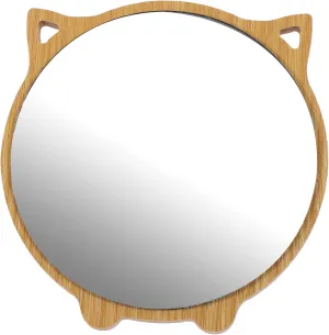 2 Pcs Portable Mirror Tabletop Mirror Makeup Mirror Desktop Mirror Cosmetic Mirror Stereo Mirror Desk Mirror P