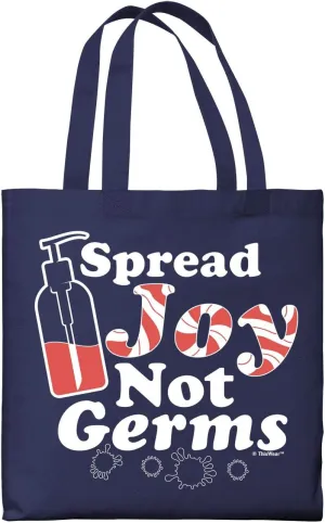 2020 Holiday Spread Joy Not Germs Meme Canvas Tote Bag