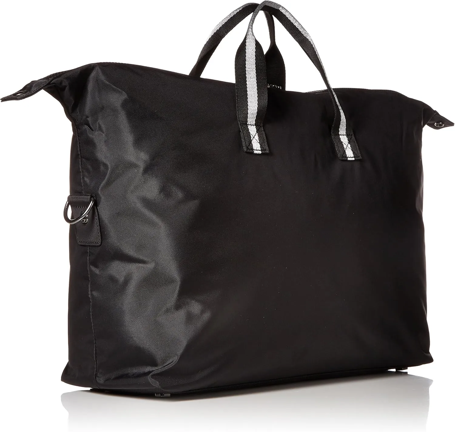 2(X) ist Men's Nylon Weekender Bag, Black Solid, One Size