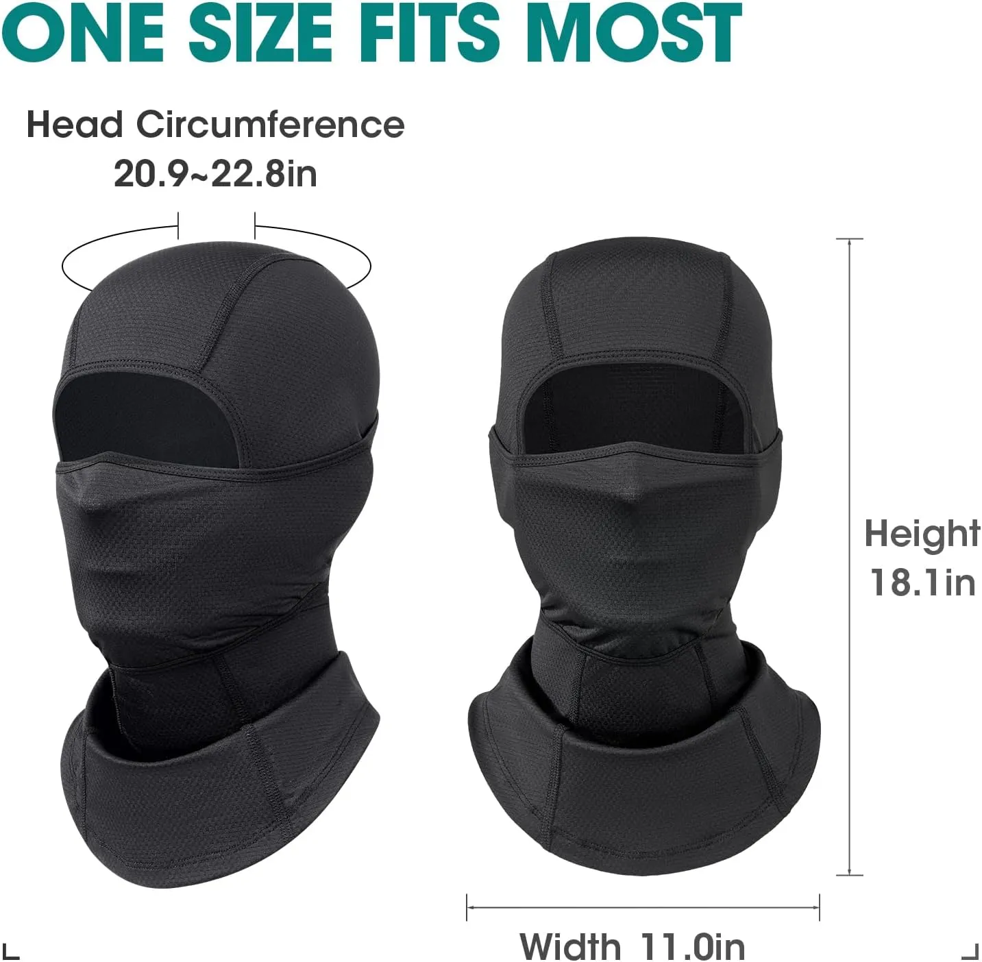 3 Pieces Face Mask Moveable Balaclava C-Pap Mask Summer Sun Protection Breathable Balaclavas for Men Women Cycling Outdoor