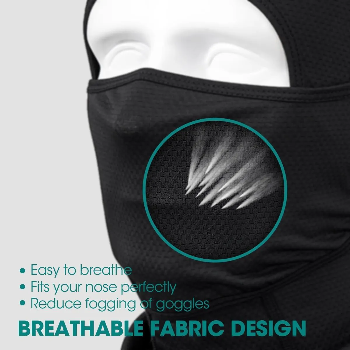 3 Pieces Face Mask Moveable Balaclava C-Pap Mask Summer Sun Protection Breathable Balaclavas for Men Women Cycling Outdoor