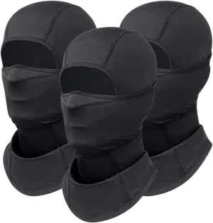 3 Pieces Face Mask Moveable Balaclava C-Pap Mask Summer Sun Protection Breathable Balaclavas for Men Women Cycling Outdoor