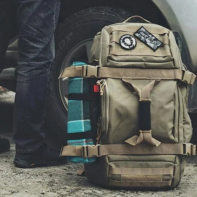 35L Tactical Travel Backpack - Military MOLLE Duffel Bag