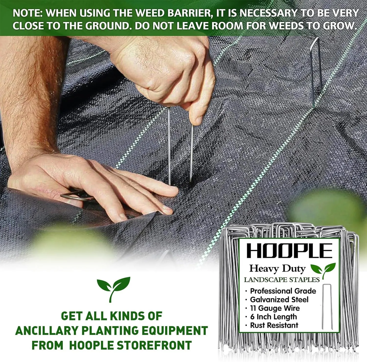 3FT x300FT Heavy Duty Weed Barrier Fabric - Woven Polypropylene Weed Control Ground Cloth for Landscaping | Superior Permeability, Tear-Resistant Landscape Fabric for Driveway, Gardens, Commercial Use