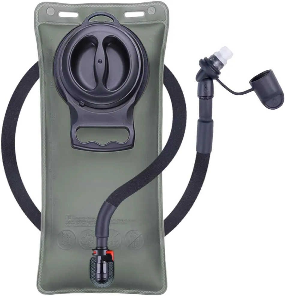 3L Hydration Bladder - 100oz Water Bladder Hydration Reservoir Leakproof 3 Liter Water Storage Bladder Bag with Insulated Sleeve, Bladder Replacement for Backpacks for Hiking Camping Running Cycling