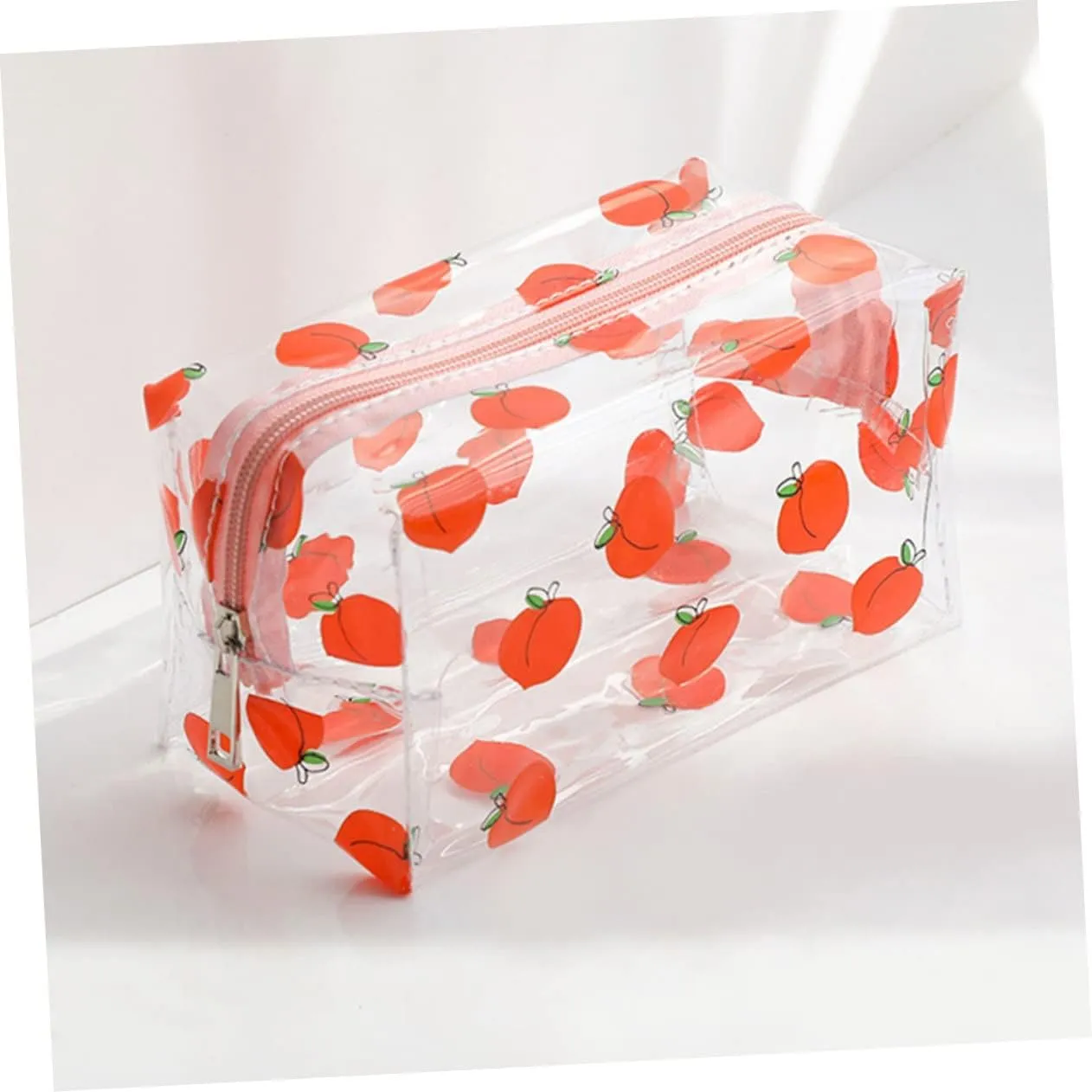 4 Pcs Transparent Cosmetic Bag Travel Makeup Bag Makeup Storage Container Girl South Korea Make up, As Shown 2x3pcs, 19x9cmx3pcs