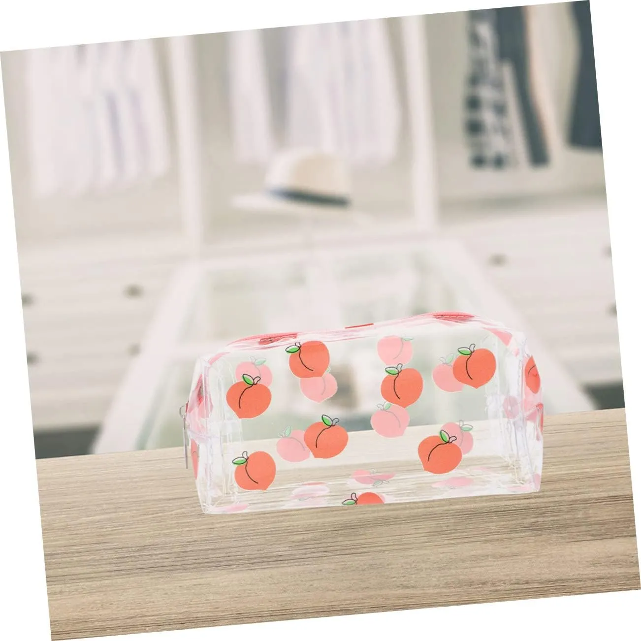 4 Pcs Transparent Cosmetic Bag Travel Makeup Bag Makeup Storage Container Girl South Korea Make up, As Shown 2x3pcs, 19x9cmx3pcs