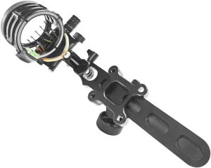 5-Pin Archery Bow Sight, Outdoor Archery Equipment, Tool-Less Micro-Click Adjustments Use with Left and Right-Hand Bows