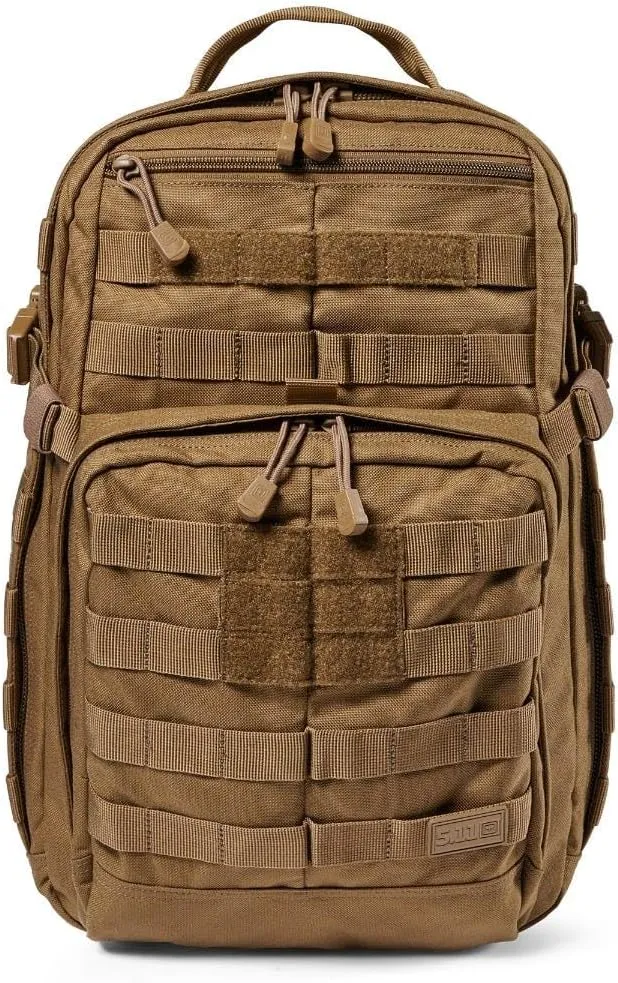 5.11 Tactical Backpack, RUSH 12 2.0 Military Survival Molle Backpack with Laptop Compartment, 24L, Style 56561ABR/56562ABR