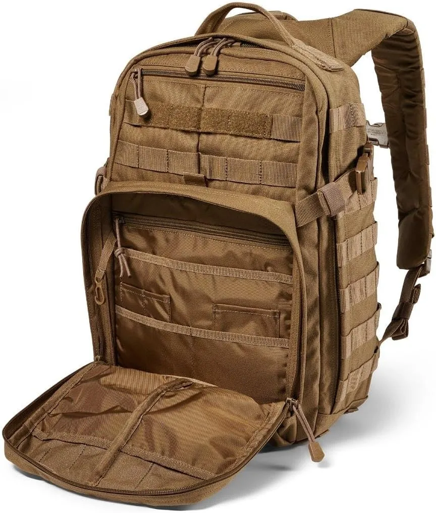 5.11 Tactical Backpack, RUSH 12 2.0 Military Survival Molle Backpack with Laptop Compartment, 24L, Style 56561ABR/56562ABR