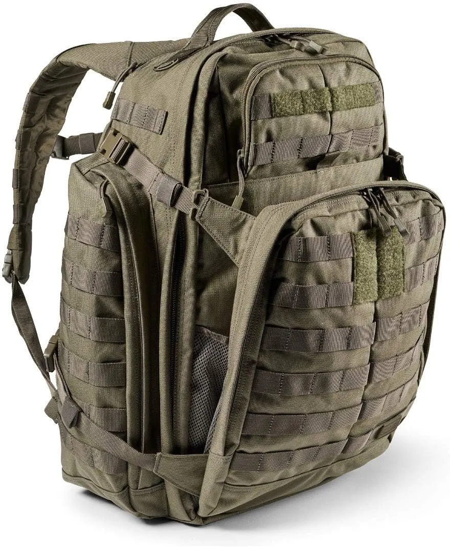 5.11 Tactical Backpack‚ Rush 72 2.0‚ Military Molle Pack, CCW with Multiple Compartments, 55 Liter, Large, Style 56565‚ Ranger Green