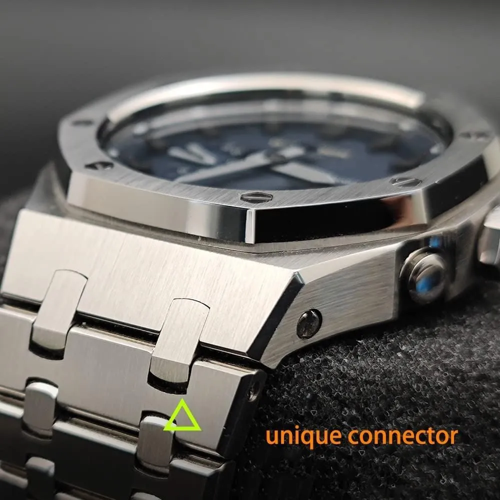 5th Gen Ga2100 Gm2100 Metal Watch Band Bezel Mod Kit，For GA2110 Oak Stainless Steel Watch Case Strap Replacement Accessories