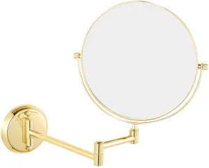 8-Inch Wall Mounted Makeup Mirror - Double-Sided Adjustable Vanity Mirror with 5X/7X Magnification Nickel Finish Swivel Design for Bathroom and Cosmetic Use Cosmetic Mirror
