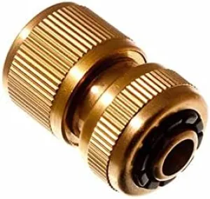 8 x Solid Brass HOZELOCK Compatible CONNECTORS for 12MM Hose SNAP ON FIT