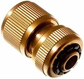 8 x Solid Brass HOZELOCK Compatible CONNECTORS for 12MM Hose SNAP ON FIT