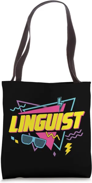 80s Linguist Tote Bag