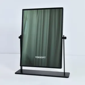 9"x11" Black Small Vanity Mirror,Makeup Mirror, Portable Tabletop Cosmetic Make Up Mirror, 360°Rotation
