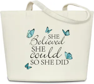 Aesthetic Canvas Tote Bag for Women Gift - Inspirational