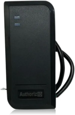 AID-301C Standard 26 Bit 125KHz H10301 Wiegand AuthorizID Mullion Mount Card Reader Scanner Sensor. Compatible with The vast Majority of Access Control Systems.