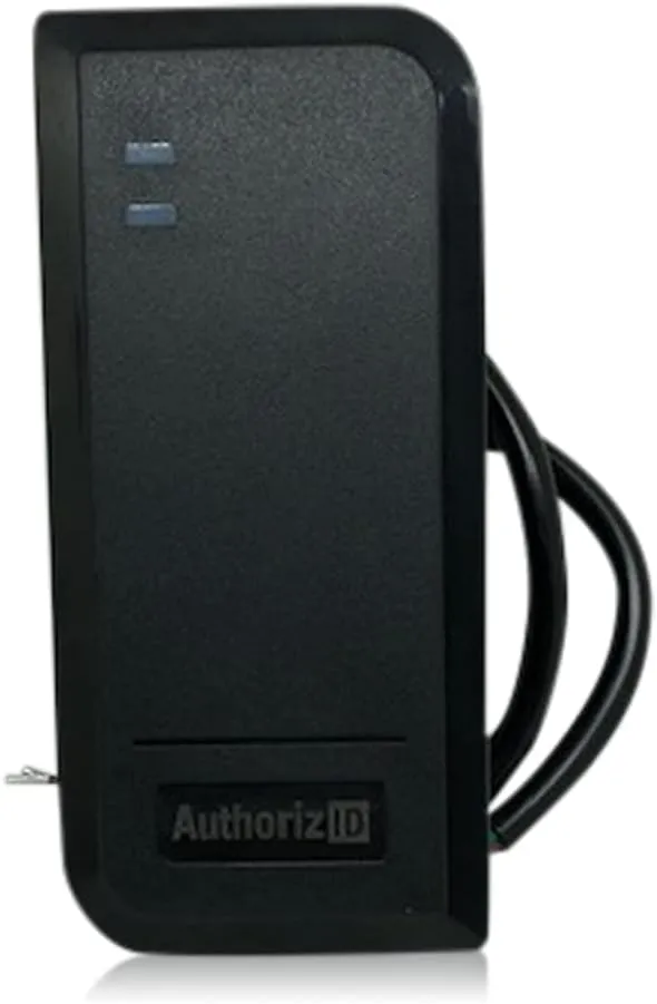 AID-301C Standard 26 Bit 125KHz H10301 Wiegand AuthorizID Mullion Mount Card Reader Scanner Sensor. Compatible with The vast Majority of Access Control Systems.