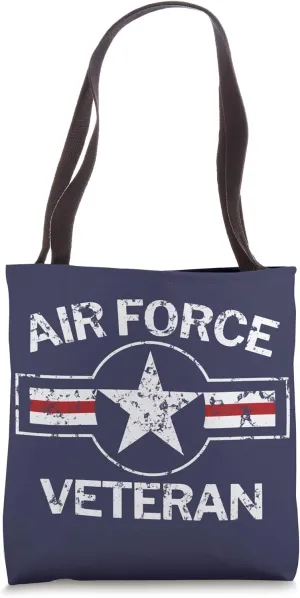 Air Force Veteran Vintage Roundel Gift for Military Veteran Tote Bag
