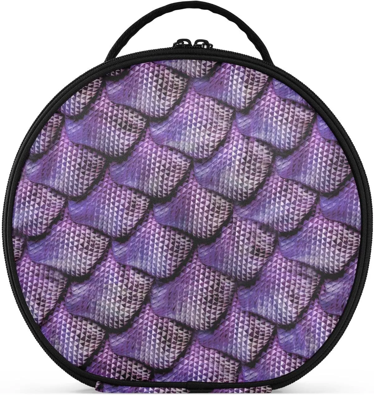 ALAZA Abstract Seamless Snake Skin Travel Cosmetic Organizer Make up Organizer Toiletry Bag