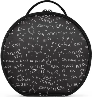 ALAZA Chemical Formulas Makeup Bag Travel Cosmetic Bag Large Toiletry Organizer