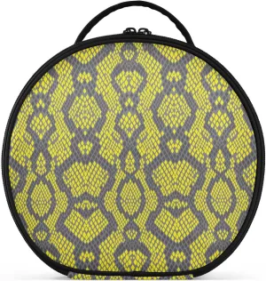 ALAZA Seamless Snake Skin Toiletry Bag Travel Makeup Case Organizer for Women