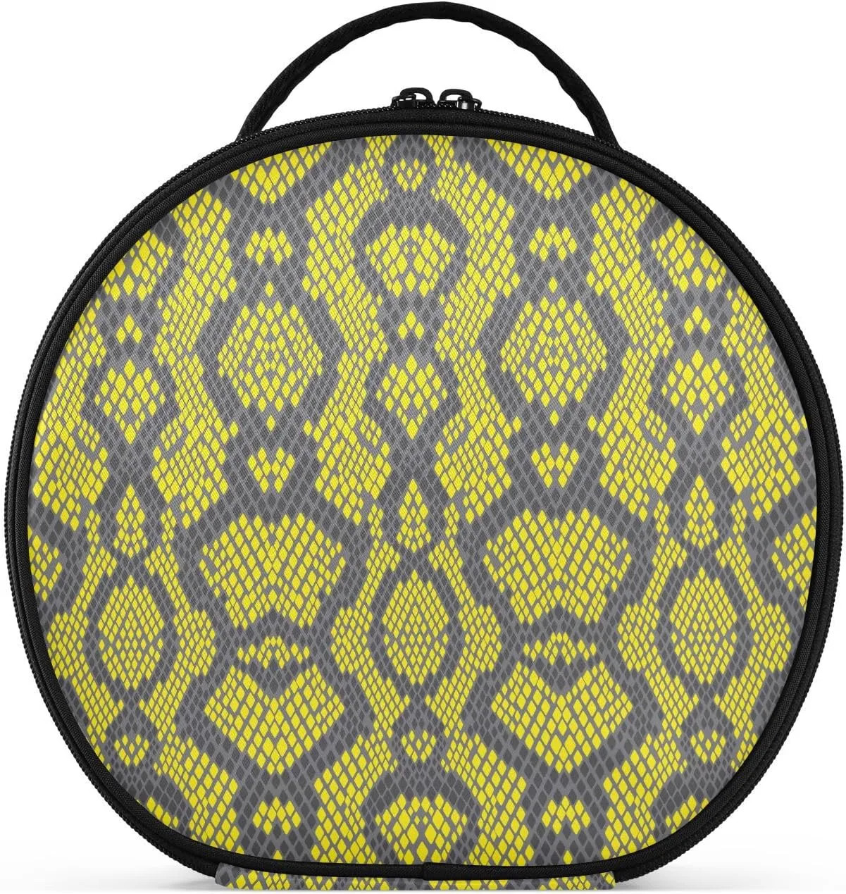 ALAZA Seamless Snake Skin Toiletry Bag Travel Makeup Case Organizer for Women