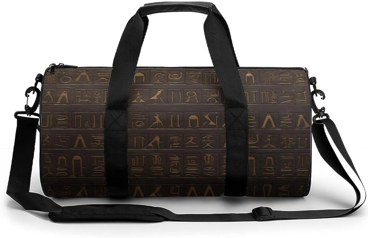 Ancient Egyptian Hieroglyph Gym Bag for Men Women Water Resistant Duffle Bag Travel Lightweight Bag for Travel Sports
