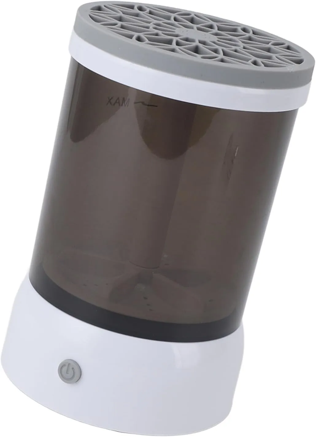 Automatic Cosmetic Brush Cleaner, Electric Makeup Brush Cleaner Machine 1200mAh Energy Saving Universal Compatibility 5V 10min Single Time for Travel (Gray)