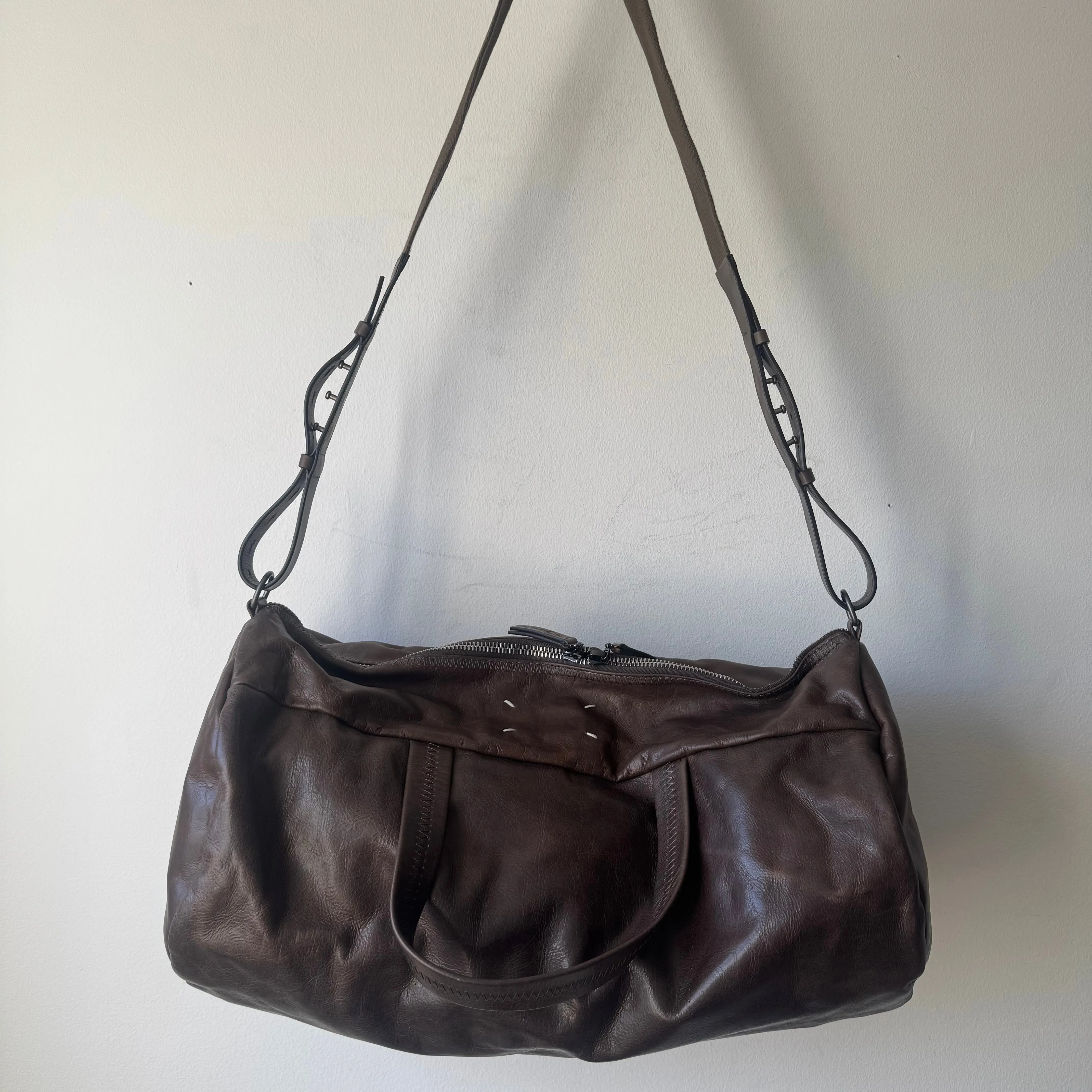 AW2017 Maison Margiela Leather Duffle Weekender Bag