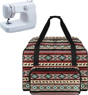 Aztec Crochet Bag Organizer Knitting Bag Yarn Holder Yarn Storage Crocheting Sewing Accessories Bag for Lovers Mom, Mother Day's Gift
