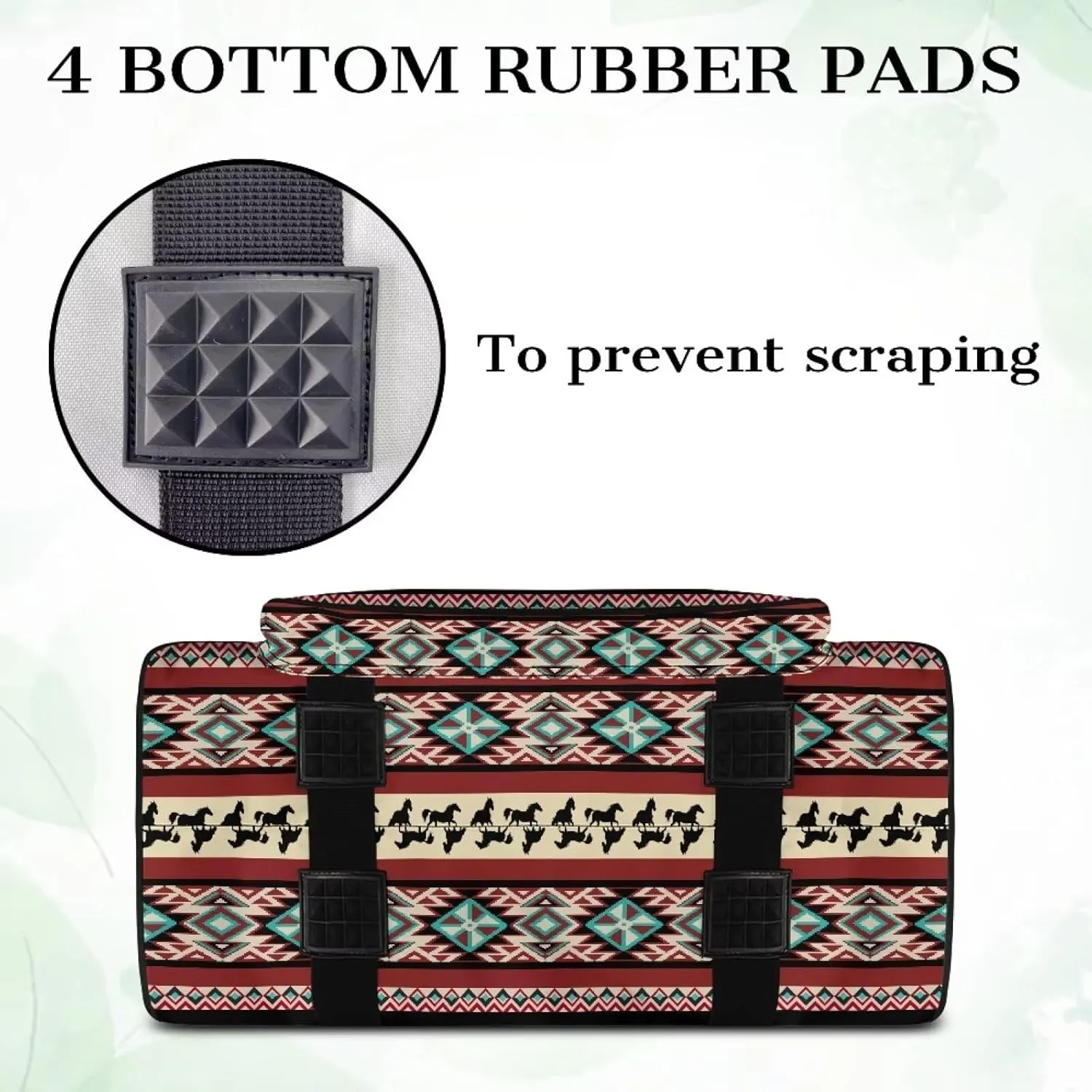 Aztec Crochet Bag Organizer Knitting Bag Yarn Holder Yarn Storage Crocheting Sewing Accessories Bag for Lovers Mom, Mother Day's Gift