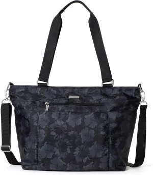 Baggallini Essential Laptop Tote - Work Tote Bag with Laptop Sleeve - Lightweight Travel Crossbody Shoulder Bag for Women