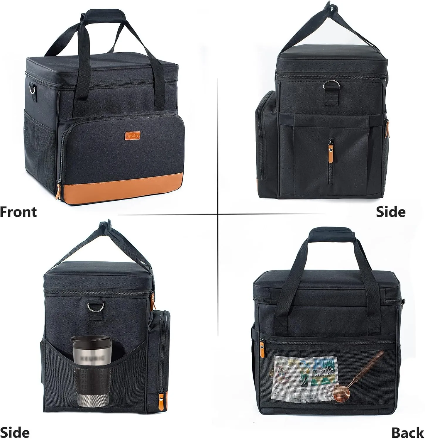 BAGSPRITE Coffee Maker Travel Bag For Keurig Classic, Single Serve Coffee Brewer Carrying Case, Portable Travel Coffee Maker Storage Bag With Pockets for K-Cup Pods
