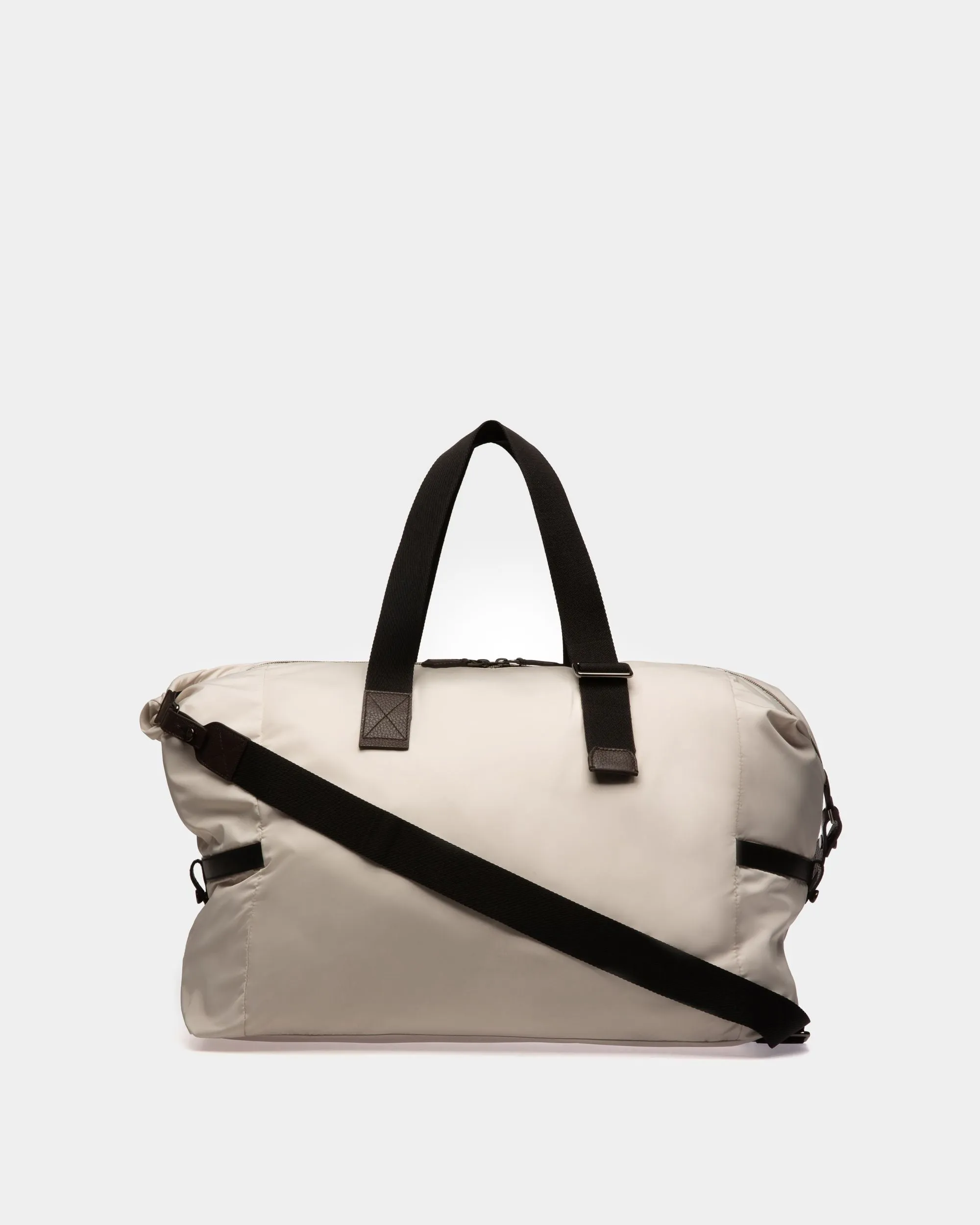 Balten Recycled Nylon Weekender In Denty White