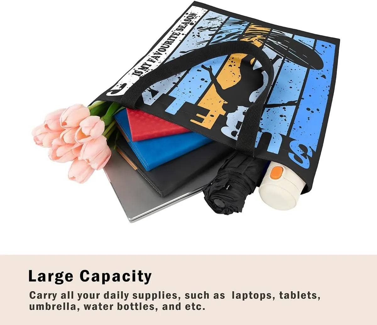 Basketball Canvas Tote Bag Basketball Game Canvas Bag for Basketball Players