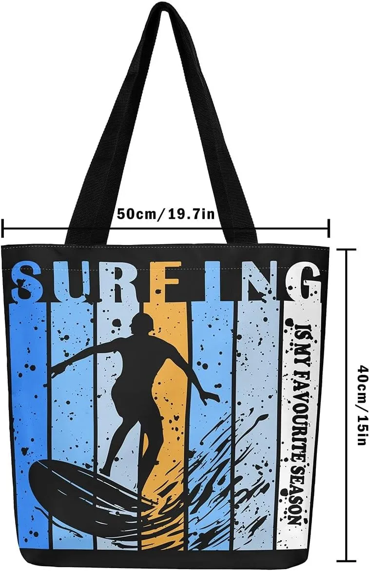 Basketball Canvas Tote Bag Basketball Game Canvas Bag for Basketball Players