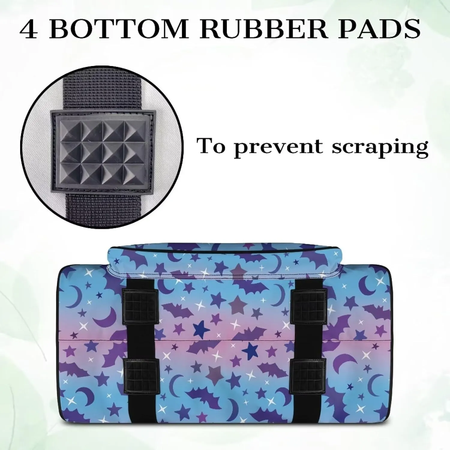 Bat Sewing Machine Cover for Halloween Star Sewing Machine Covers for All Machine Stretch Sewing Machine Hard Case Washable Portable to Take Bag Sewing Machine House Gifts
