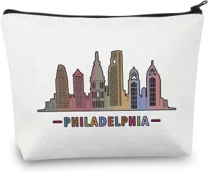 BDPWSS Philadelphia Makeup Bag Philadelphias Trip Gift Philadelphias Travel Pouch Philly Vacation Gift (Philadelphia)