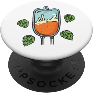Beer infusion vein bag hops PopSockets Swappable PopGrip