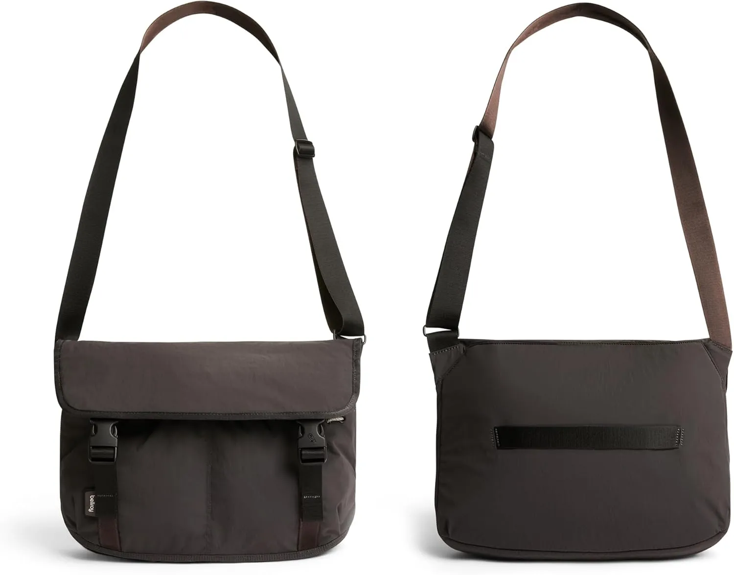 Bellroy Cinch Messenger (12 liter lightweight shoulder bag, water-resistant fabric, effortless organization) - Charcoal