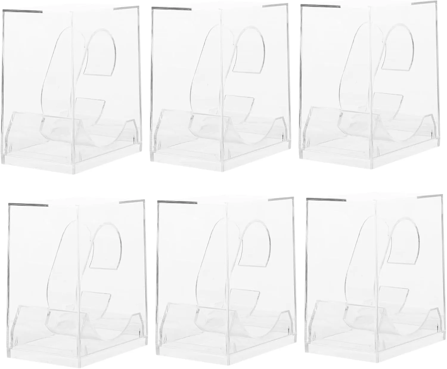 BESPORTBLE 6pcs Watch Display Boxes Watch Packaging Case Box Organizer Strap Storage Display Case