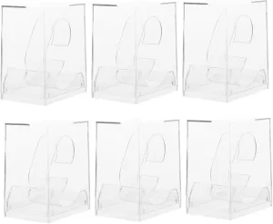 BESPORTBLE 6pcs Watch Display Boxes Watch Packaging Case Box Organizer Strap Storage Display Case