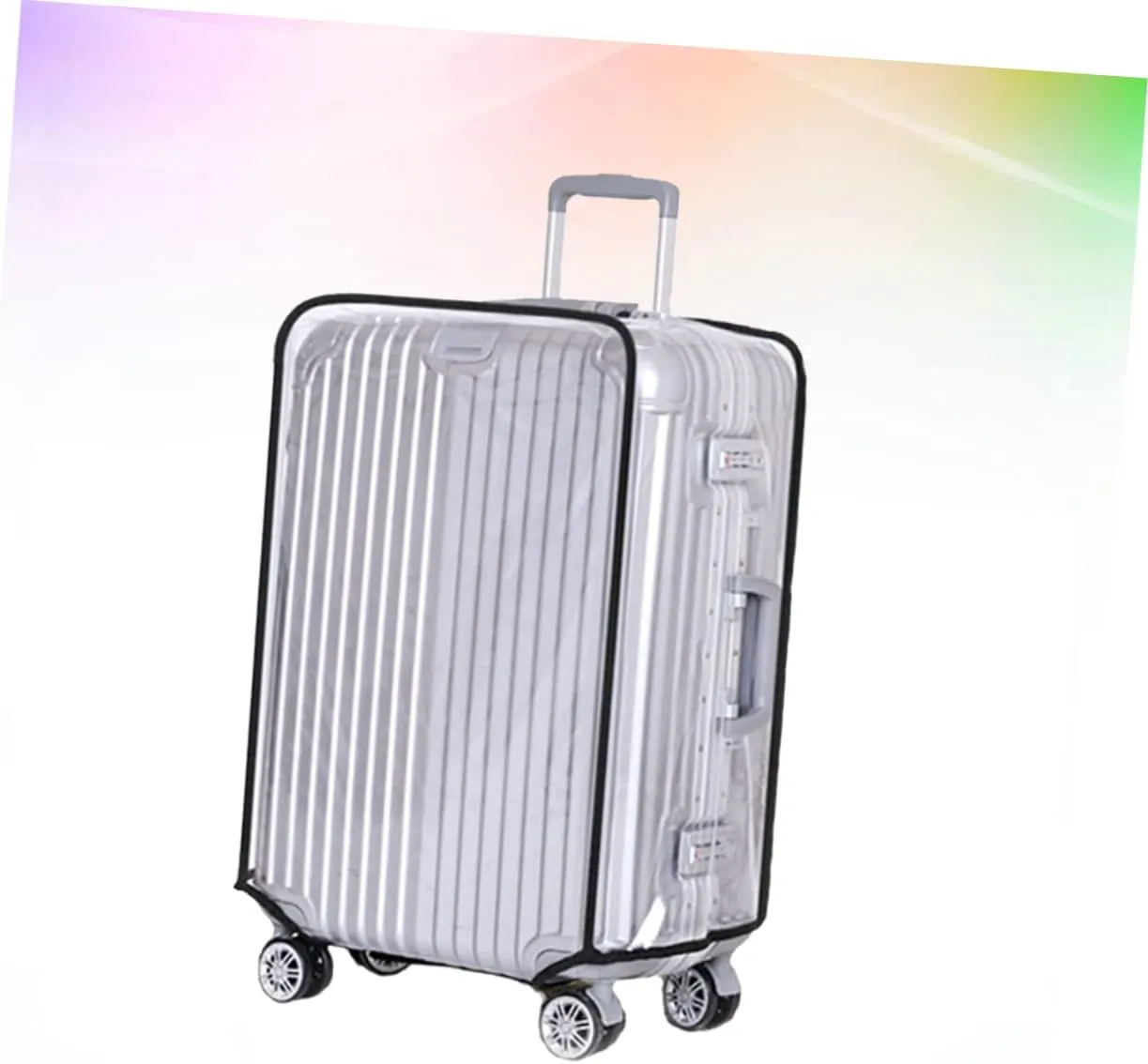 BESPORTBLE Transparent Luggage Cover for Trolley Cases Suitcase and Scratch Resistant Travel Bag Easy to Clean Style