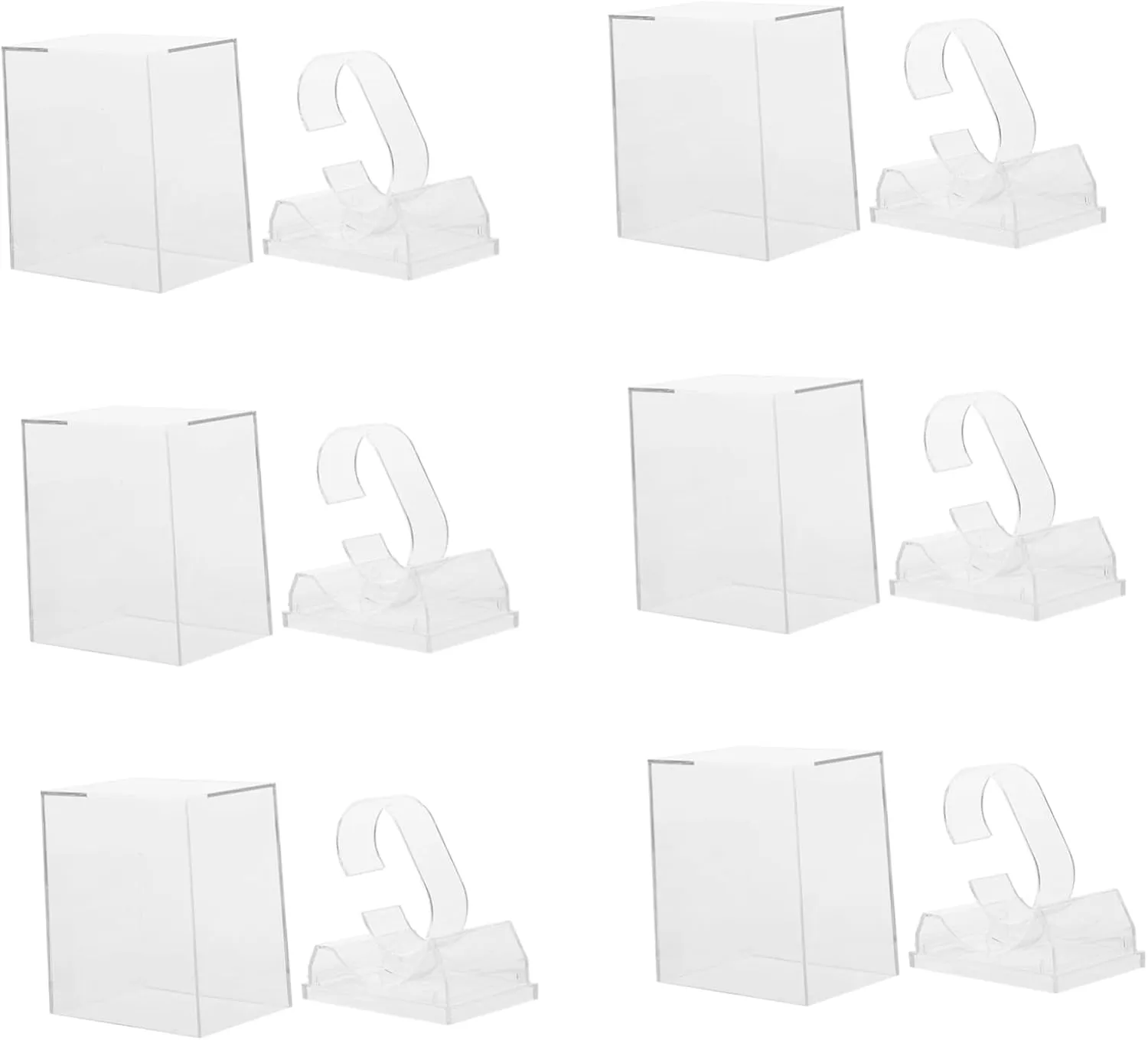 BESPORTBLE Watch Display Case Watch Box Cases Bulk for Women's Ladies Boys and Girls